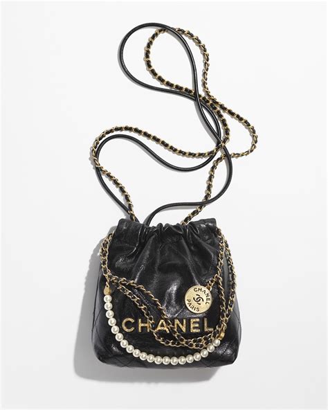 chanel black rhinestone mini|CHANEL 22 Mini Handbag.